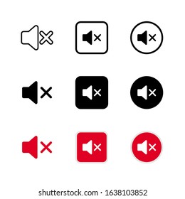 Mute Volume Icon : Digital Theme, Technology Theme, Infographics and Other Graphic Related Assets.