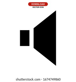 mute volume icon or logo isolated sign symbol vector illustration - high quality black style vector icons
