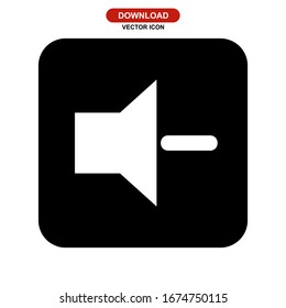 mute volume icon or logo isolated sign symbol vector illustration - high quality black style vector icons
