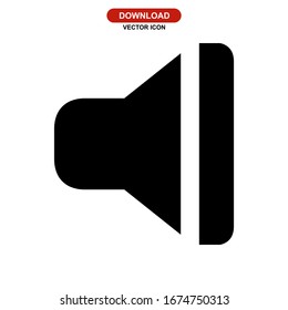 mute volume icon or logo isolated sign symbol vector illustration - high quality black style vector icons
