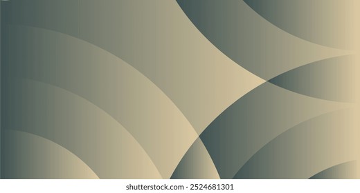 A muted beige background with overlapping, curved shapes.