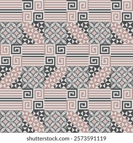 muted color batik contemporary pattern