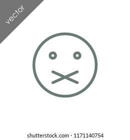 muted face icon