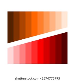 Muted Gradient Stripes in Warm Red Tones