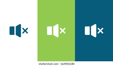 Muted icon for web and mobile