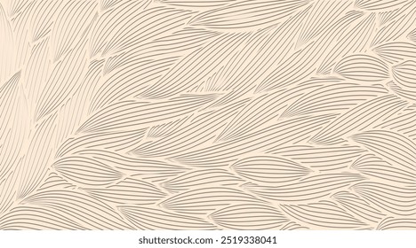 Muted Leaf abstract background vector drawing