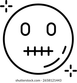 Muted Line vector Icon Design