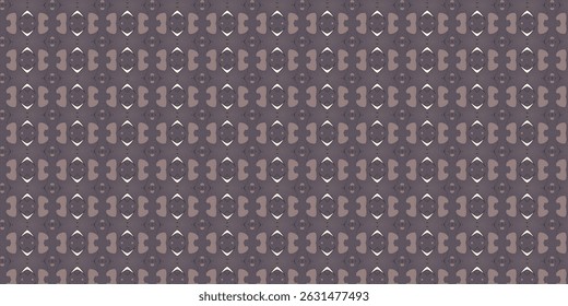 Muted Purple Seamless Retro Abstract Pattern