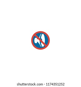 Muted Speaker Vector Flat Icon