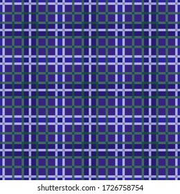 Muted tartan Scottish seamless pattern in violet and green hues, texture for flannel shirt, plaid, tablecloths, clothes, bedding, blankets and other textile