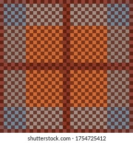 Muted tartan Scottish seamless pattern in brown hues, texture for tartan, plaid, tablecloths, clothes, bedding, blankets and other textile