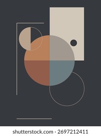 Geometrisches Abstraktionsdesign für Stummschalttöne