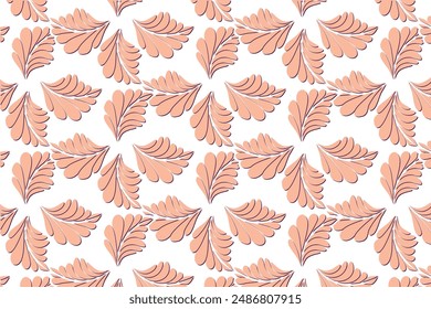Muted tropical leaf silhouette collection.