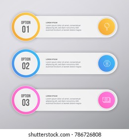 Muticolor Business Infographic Template Design