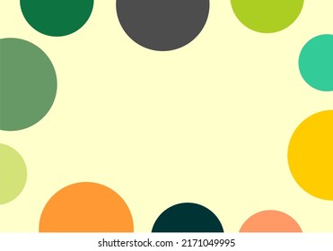 Mutiple Colorful Buble Background Vector Art