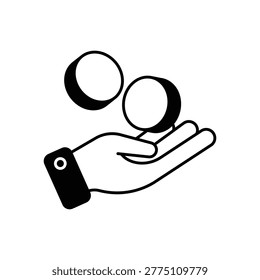 Mutual Fund Icon vector stock illustration
