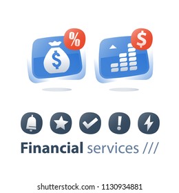 Mutual fund, income increase, boost profit, more money, long term investment return, pension saving account, superannuation concept plan, business strategy, payment installment, capital growth, budget