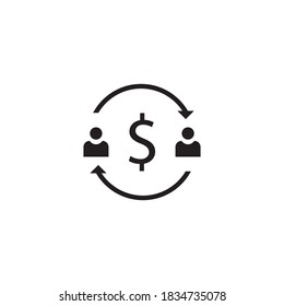plantilla de diseño de iconos vectoriales de fondos mutuos