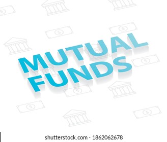 concepto de negocio de fondos mutuos - ilustración vectorial