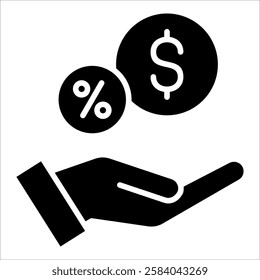 Mutual Funds Icon Element For Design