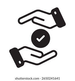Mutual help vector icon which can easily edit or modify 