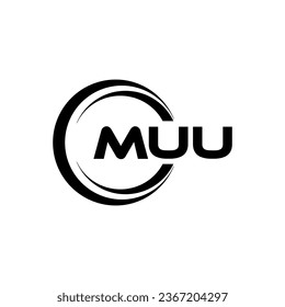 MUU Logo Design, Inspiration for a Unique Identity. Modern Elegance and Creative Design. Watermark Your Success with the Striking this Logo.