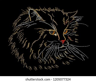 Muzzle of a cat