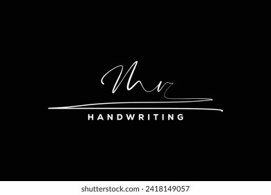 MV initials Handwriting signature logo. MV Hand drawn Calligraphy lettering Vector. MV letter real estate, beauty, photography letter logo design.