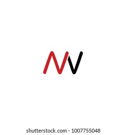 mv letter logo