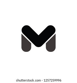 mv letter logo