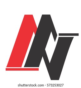 mv letter vector logo