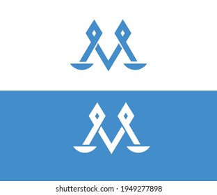 mv logo design Template format