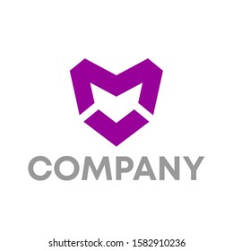 mv logo icon design template sign