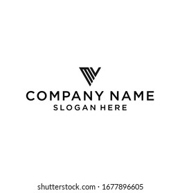 mv logo icon design vector