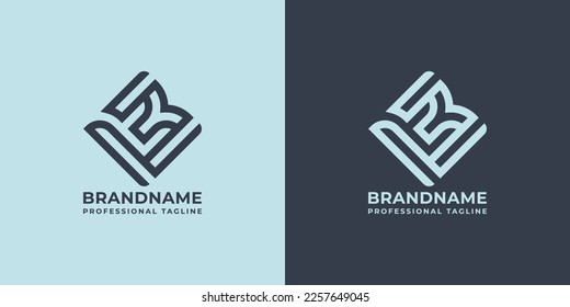 MV Monogram Logo, suitable for any business related to the letters M and V.
