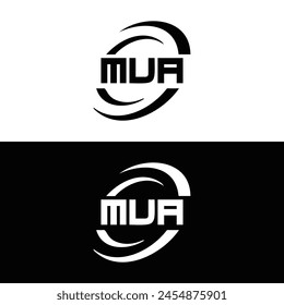 MVA logo. M V A design. White MVA letter. MVA, M V A letter logo design. Initial letter MVA linked circle uppercase monogram logo. M V A letter logo vector design. 