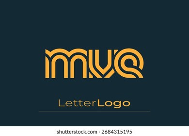 MVE Creative Unique Modern Letter Logo Design. Elegant Monogram Logo Design with Decorative Elements and Typography