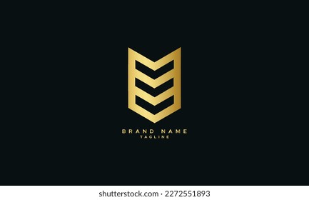 MVE, EVM, VME, ME, EM, Abstrakte Anfangsbuchstaben Buchstaben Alphabet Logo Design