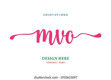 MVO lettering logo is simple, easy to understand and authoritative