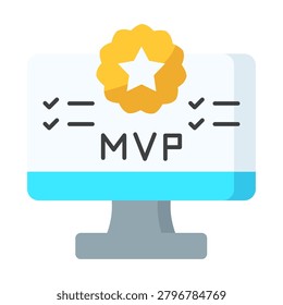 MVP Development Illustration for Minimum Viable Product Strategy