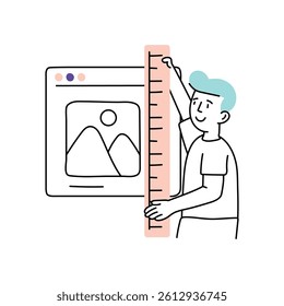 MVP Testing Vector Style Illustrations 