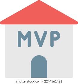 MVP Vector illustration on a transparent background. Premium quality symmbols. Line Color vector icons for concept and graphic design.