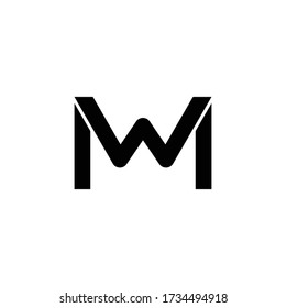 Mw Initial Letter Icon Logo Vector Stock Vector (Royalty Free ...