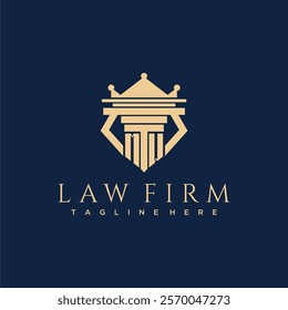 MW initial monogram logo for lawfirm vector design