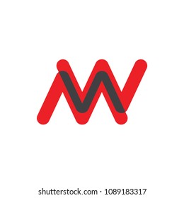 MW letter logo