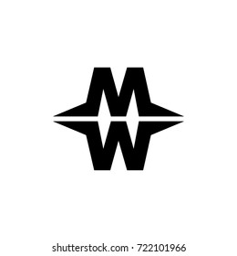 mw letter logo