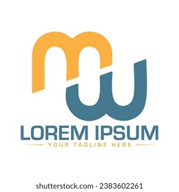 MW Letter Logo Design Creative and Modern logo design