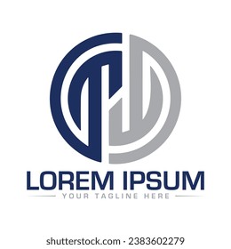 MW Letter Logo Design Creative and Modern logo design