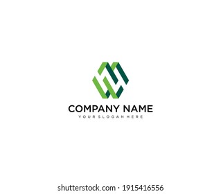 Diseño del logotipo con letras MW. Símbolo monocromático creativo mínimo. Diseño universal elegante de señalización vectorial. Tipo de logotipo de empresa premium. Símbolo gráfico del alfabeto para la identidad empresarial de la empresa