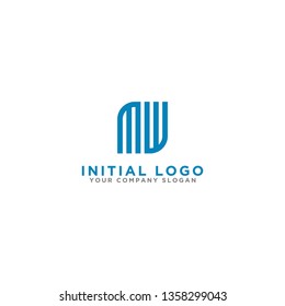 MW letters Initial / Monogram icon. - Inspirational vector logo design - Vecto